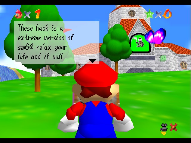 Super Mario 64 - Relaxing Is Over Screenthot 2